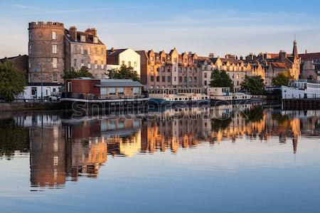 sunset-shore-leith-edinburgh-450w-493054978